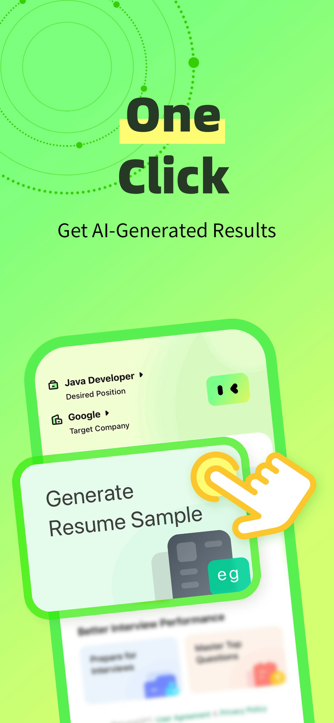 resumeai สำหรับ Android - AI Resume Builder ให้การสนับสนุนการสัมภาษณ์ฟรี media 4