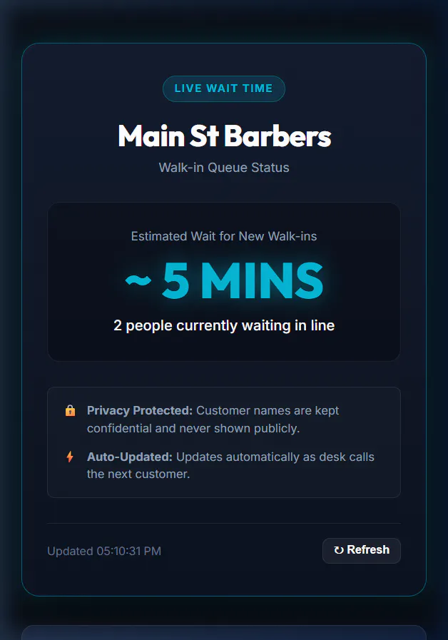 WaitLink — Live Walk gallery image