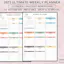 2023 Weekly Planner Printable