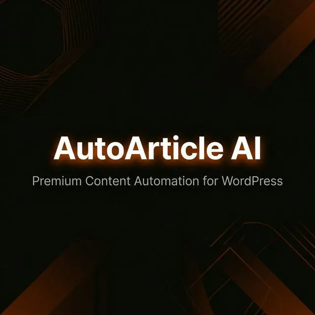 AutoArticle AI 제품 배너