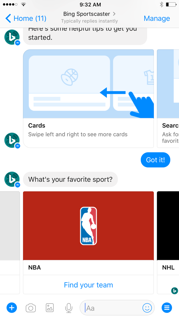Bing Sportscaster gallery image