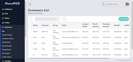 NexoPOS 4.x gallery image