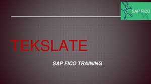 SAP FICO Training By Tekslate