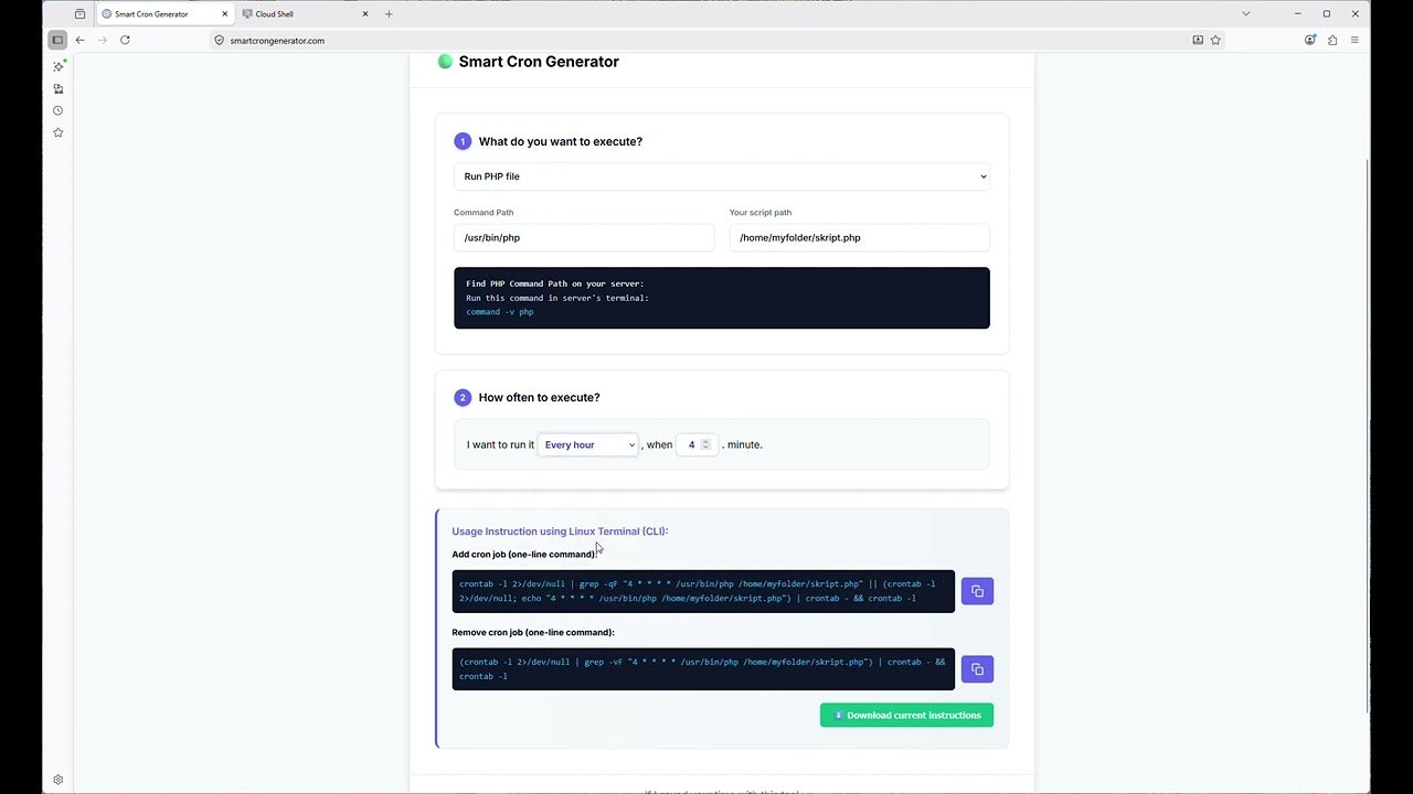 Smart Cron Generator | Crontab Generator gallery image