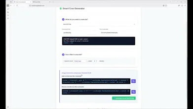 Smart Cron Generator | Crontab Generator gallery image