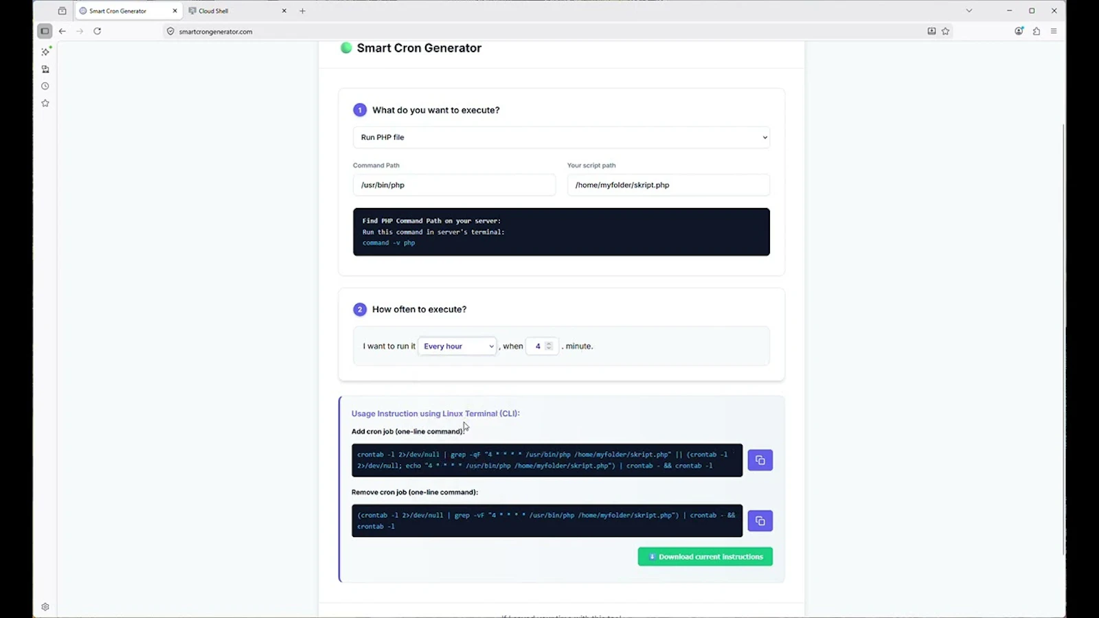 Smart Cron Generator | Crontab Generator screenshot 1 (video preview)