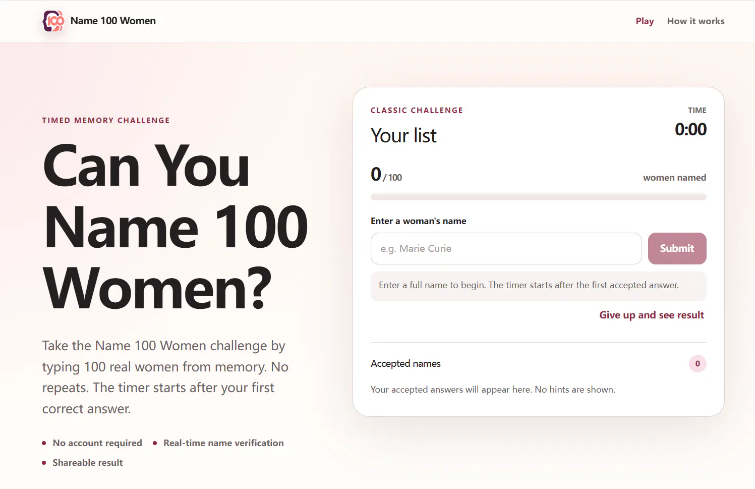 Name 100 Women gallery image