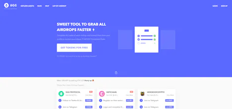 EGG Protocol Airdrops Tasker gallery image