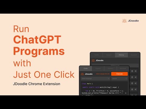 JDoodle IDE Chrome Extension for Coding gallery image
