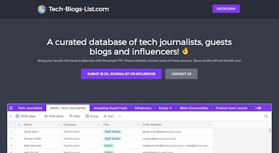 Tech Blogs List gallery image