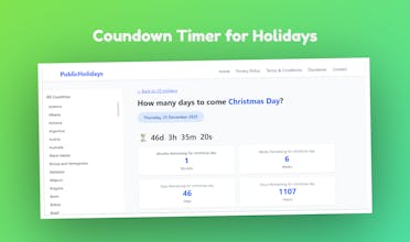 PublicHolidays gallery image