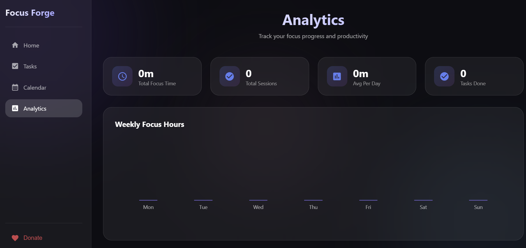 Focus Forge - Screenshot 3 showing product features and functionality