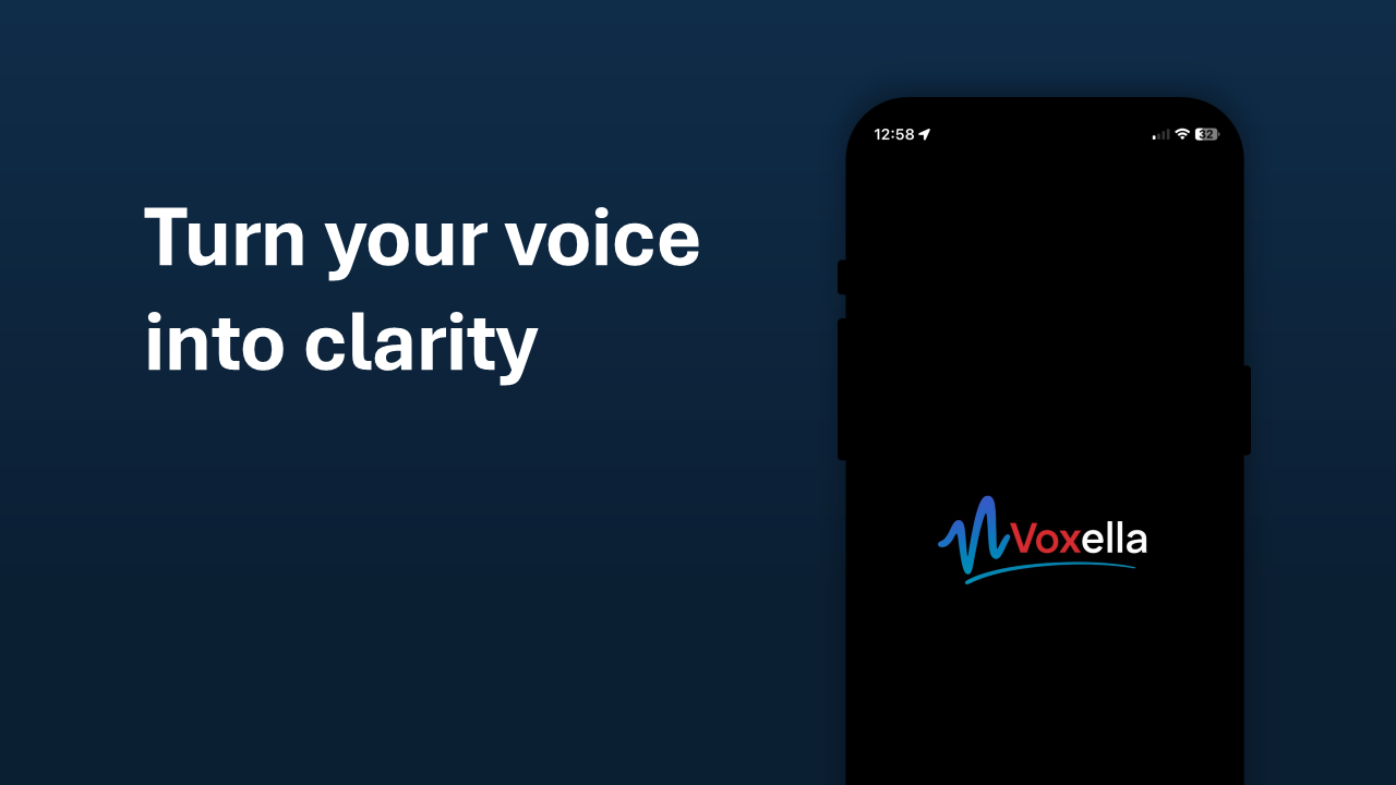 Média Voxella — Transformez votre voix en clarté - Compagnon vocal IA qui écoute, réfléchit et résume. 1
