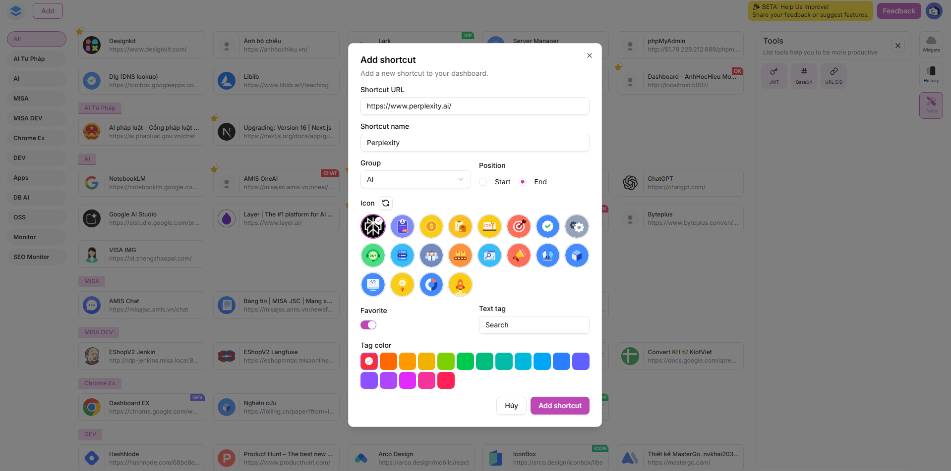OneHub Shortcuts gallery image
