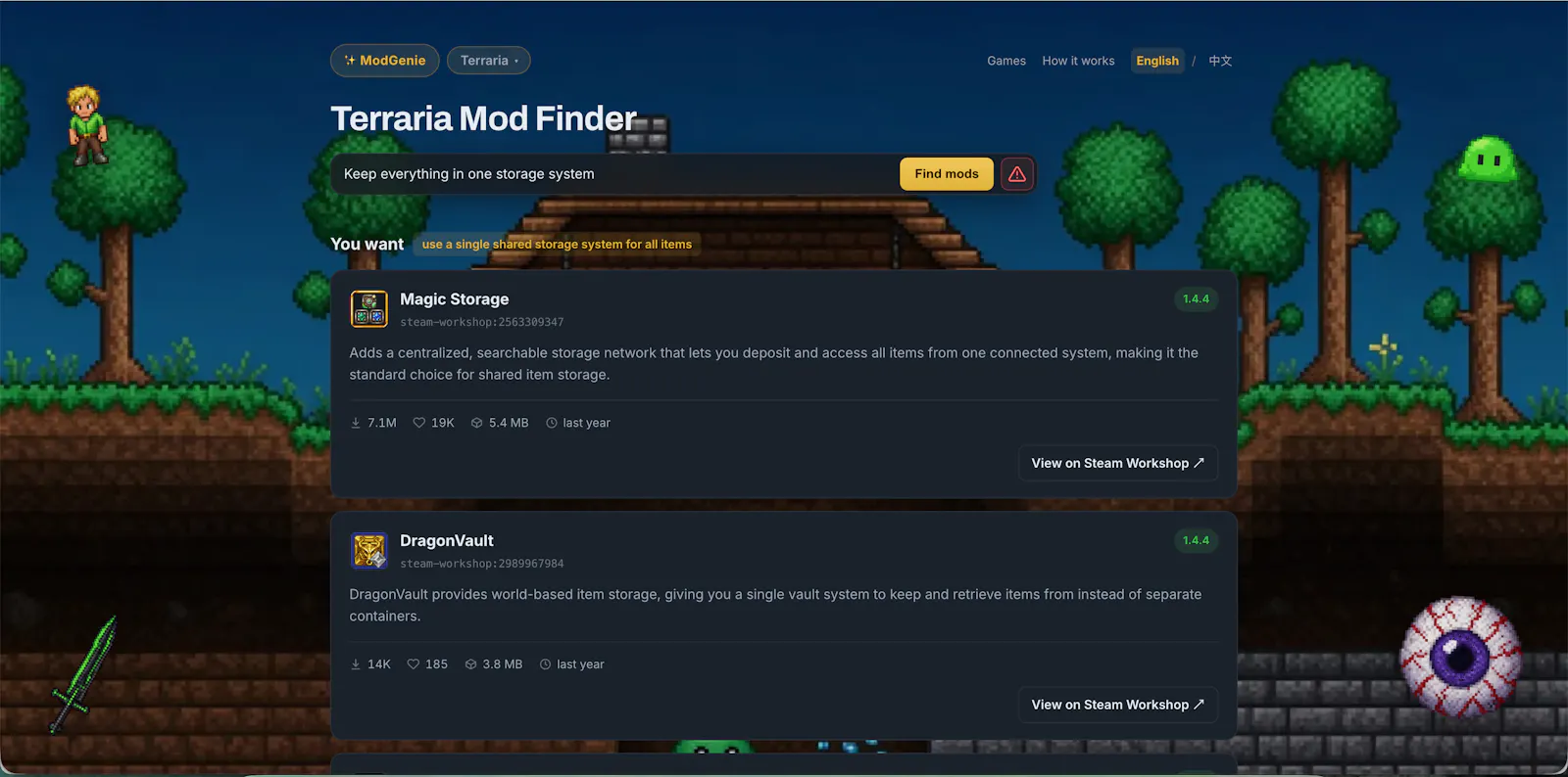 ModGenie screenshot 3