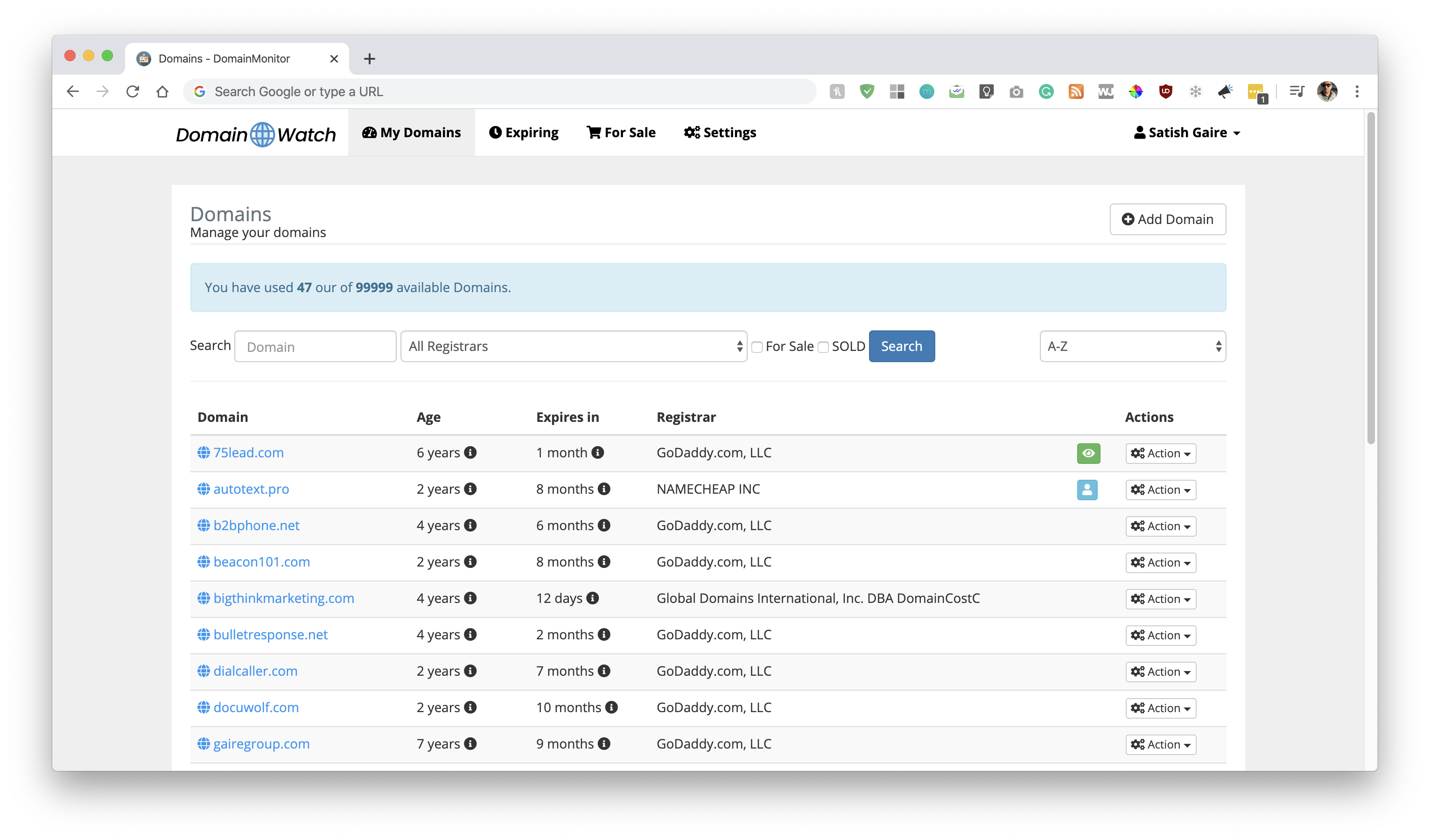 DomainWatch gallery image