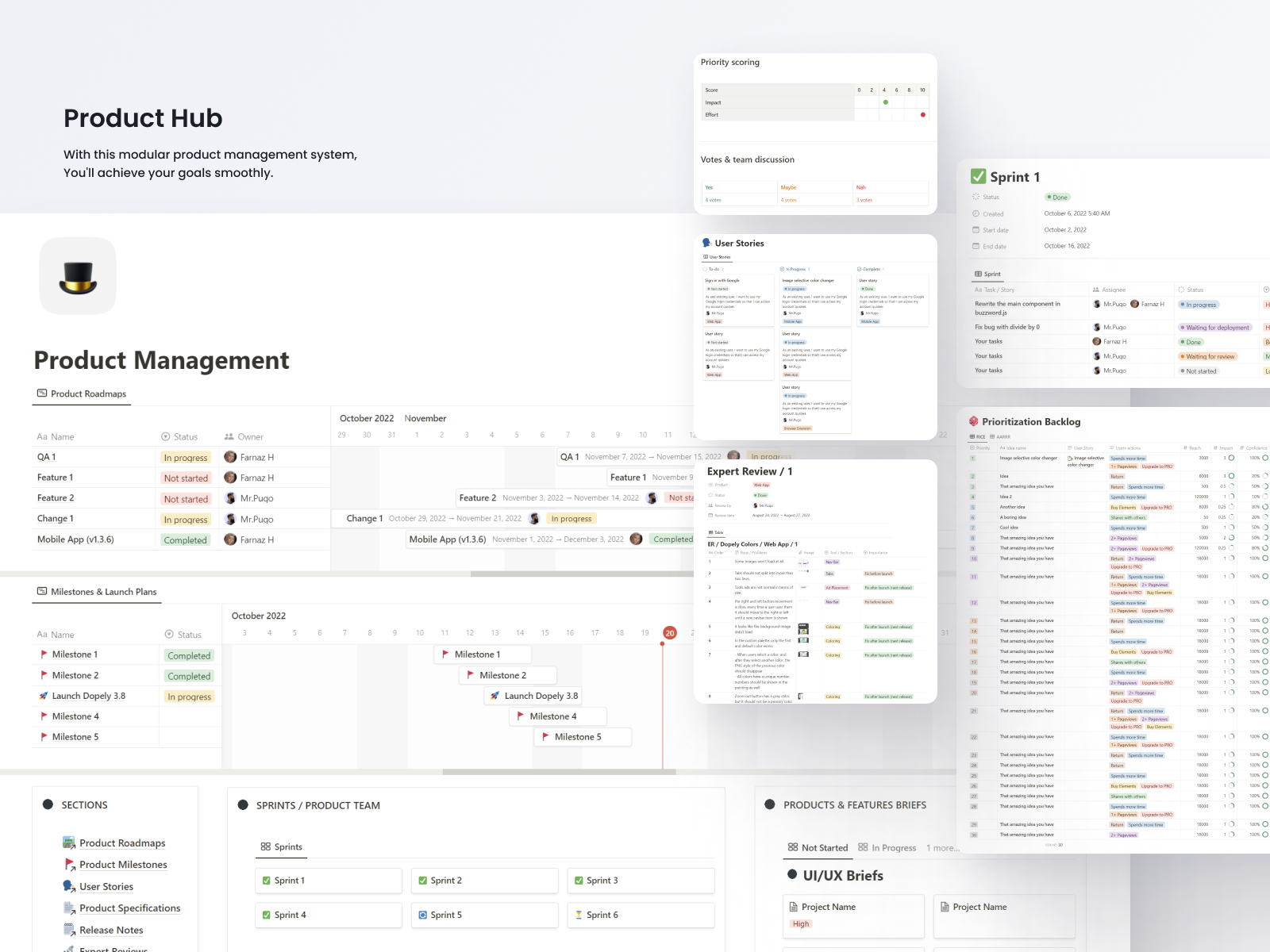 Business Hub - Your business hub entirely in Notion media 3