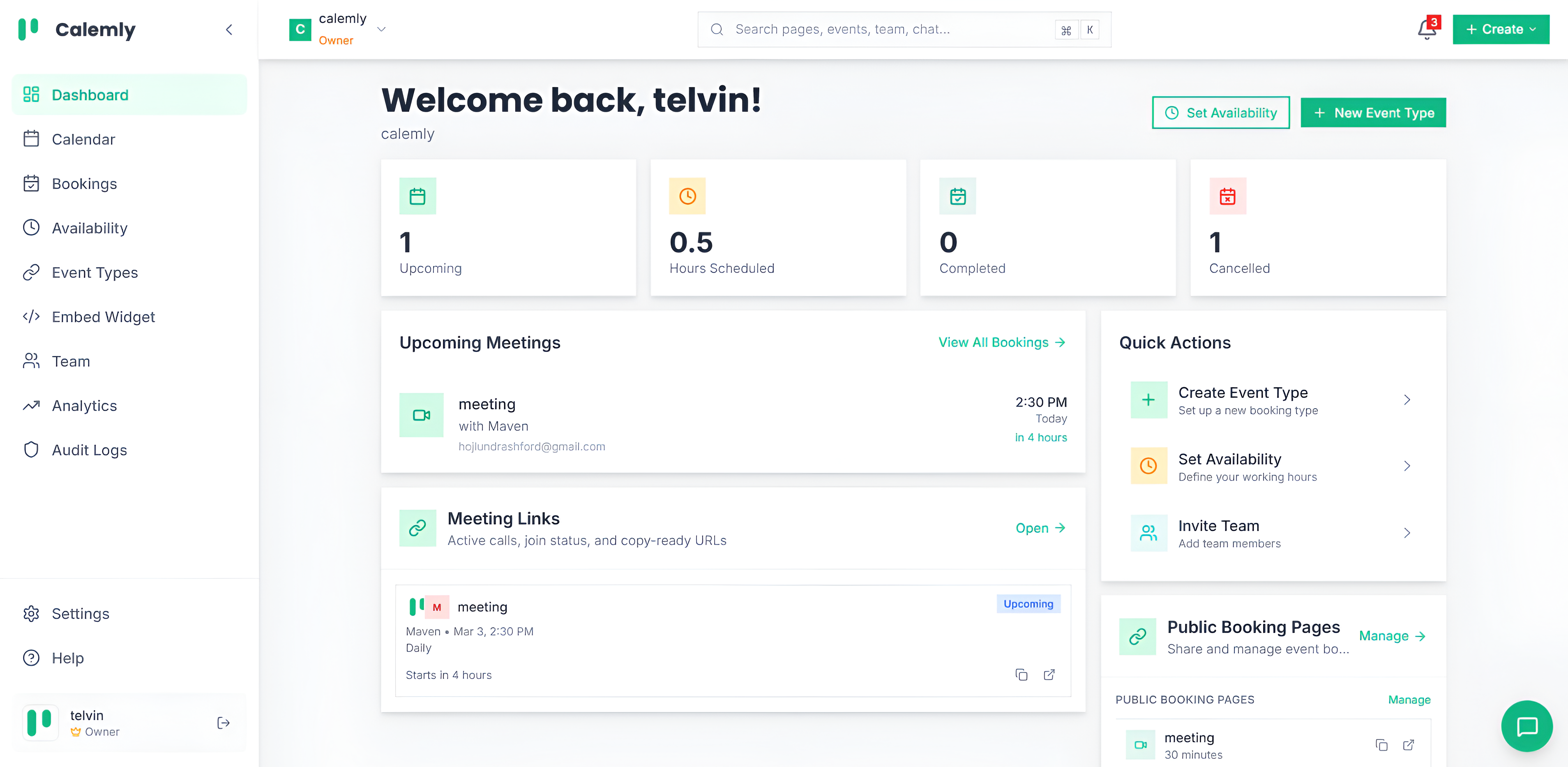 Calemly - Screenshot 4 showing product features and functionality