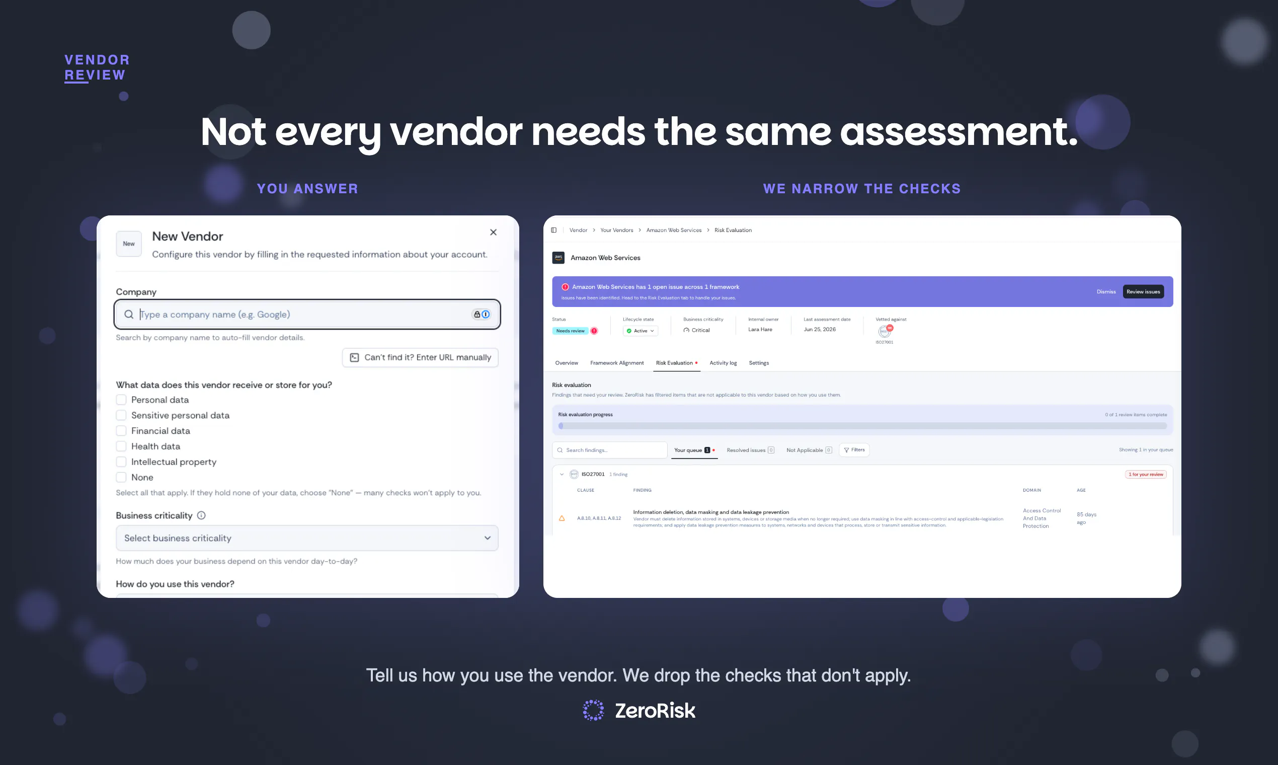 ZeroRisk Vendor Management gallery image