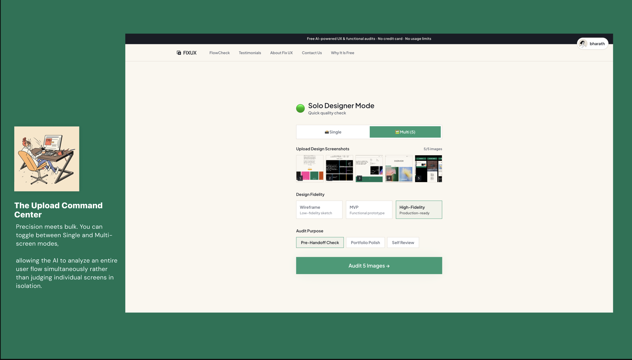UX Audit Pro - Screenshot 5 showing product features and functionality