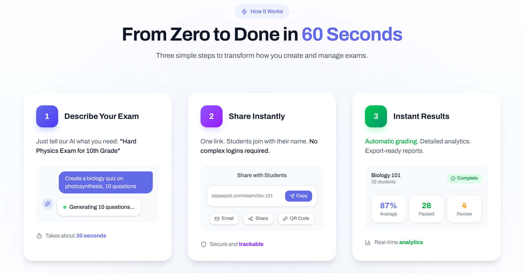PippaQuiz - Main product screenshot demonstrating key features and user interface