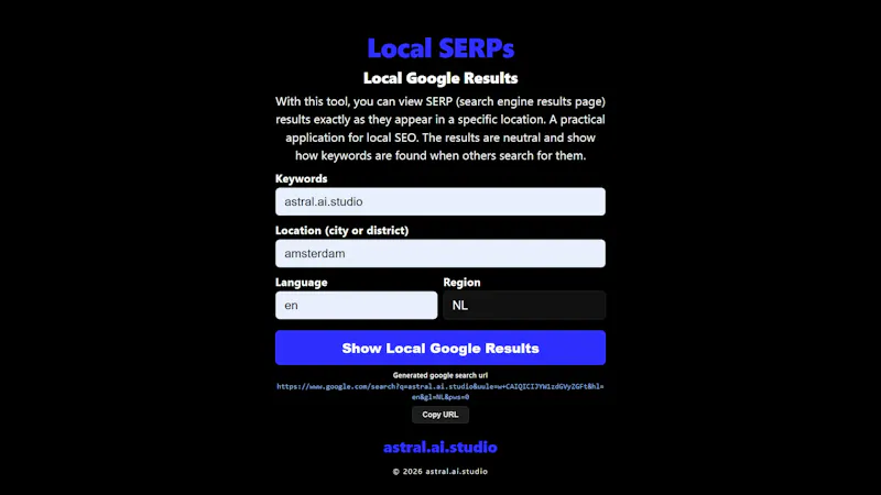 Local SERPs screenshot 2