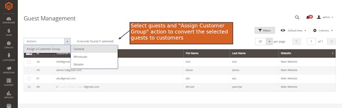 Magento 2 Guest to Customer gallery image