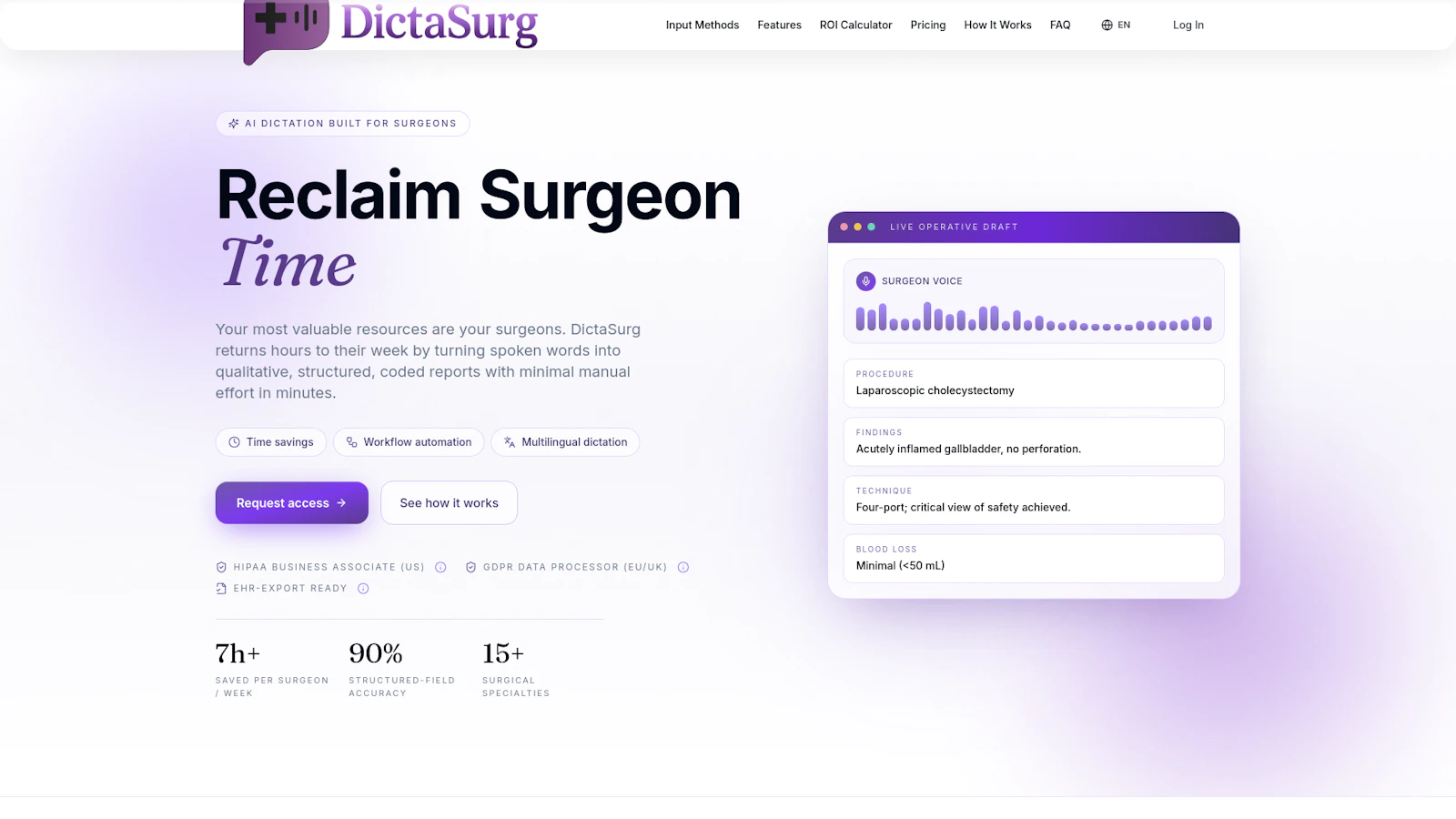 DictaSurg screenshot 1