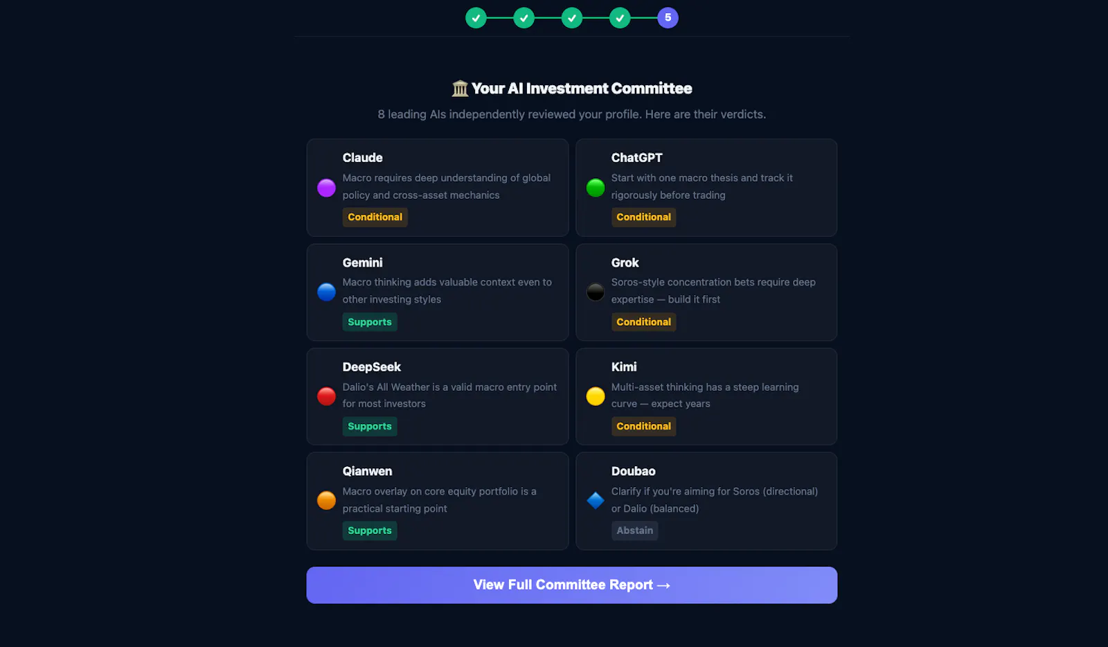 My AI Investment Operating System screenshot 1