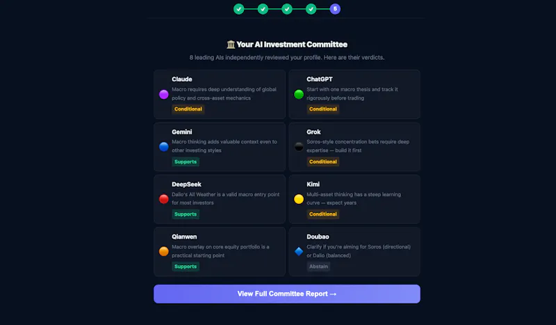 My AI Investment Operating System screenshot 1