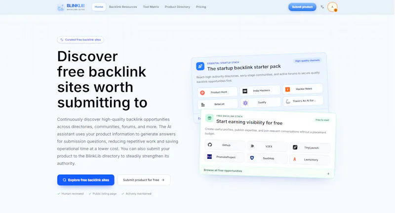 BlinkLib screenshot 1