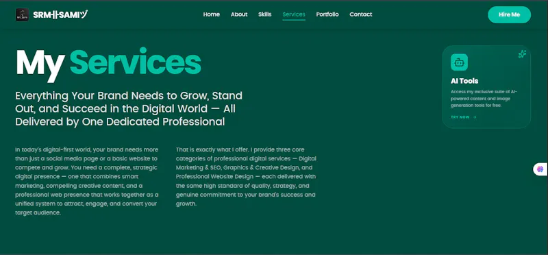 My Personal Portfolio Website SRM卝SAMIヅ screenshot 4