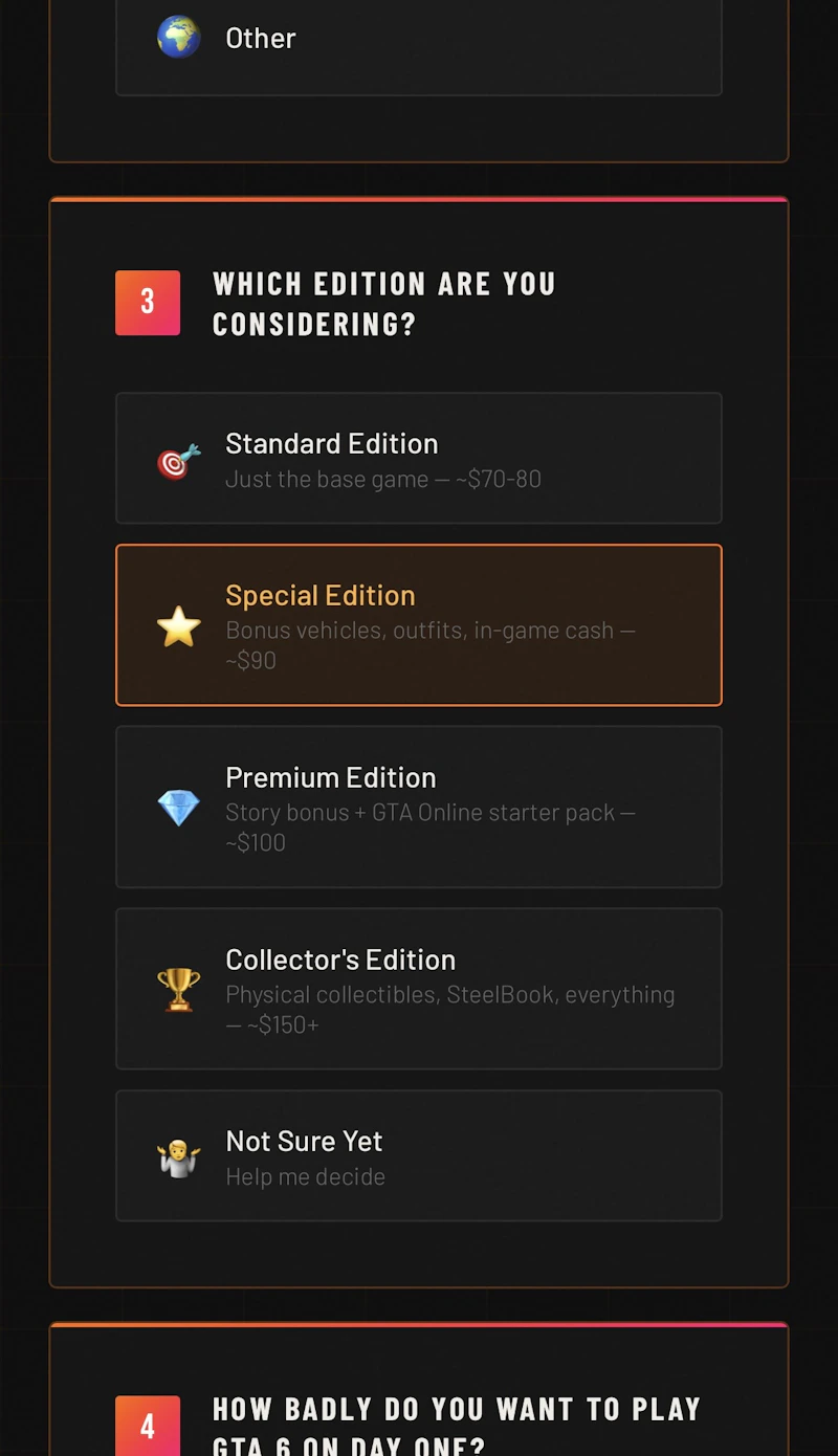 ViceCost — GTA 6 Cost Calculator screenshot 3