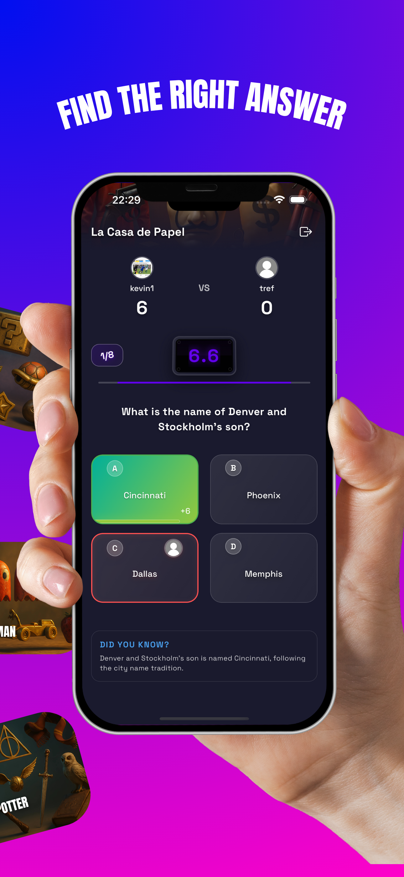 Tests - Das Quizspiel -Quizup hätte werden sollen. Medien 3