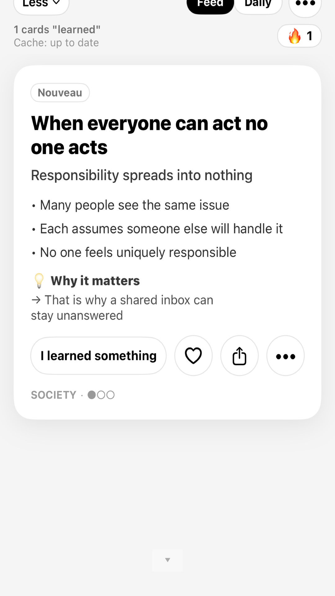 Less - Screenshot 2 showing product features and functionality