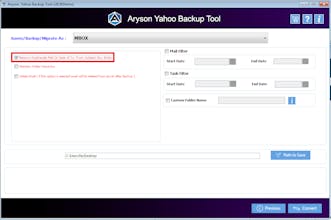 Aryson Yahoo Backup Tool gallery image