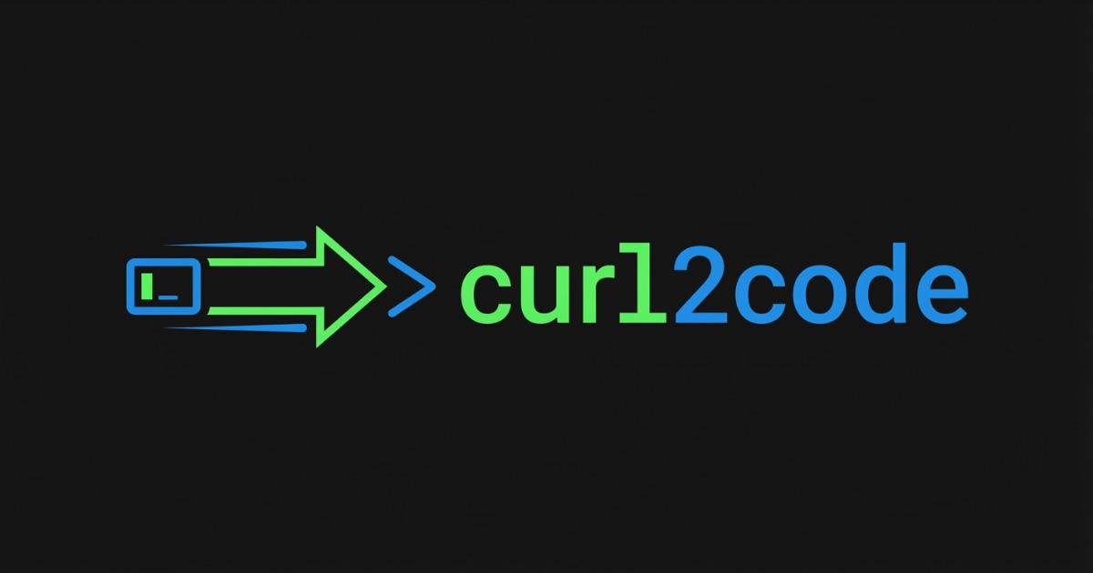 curl2code - Main product screenshot demonstrating key features and user interface