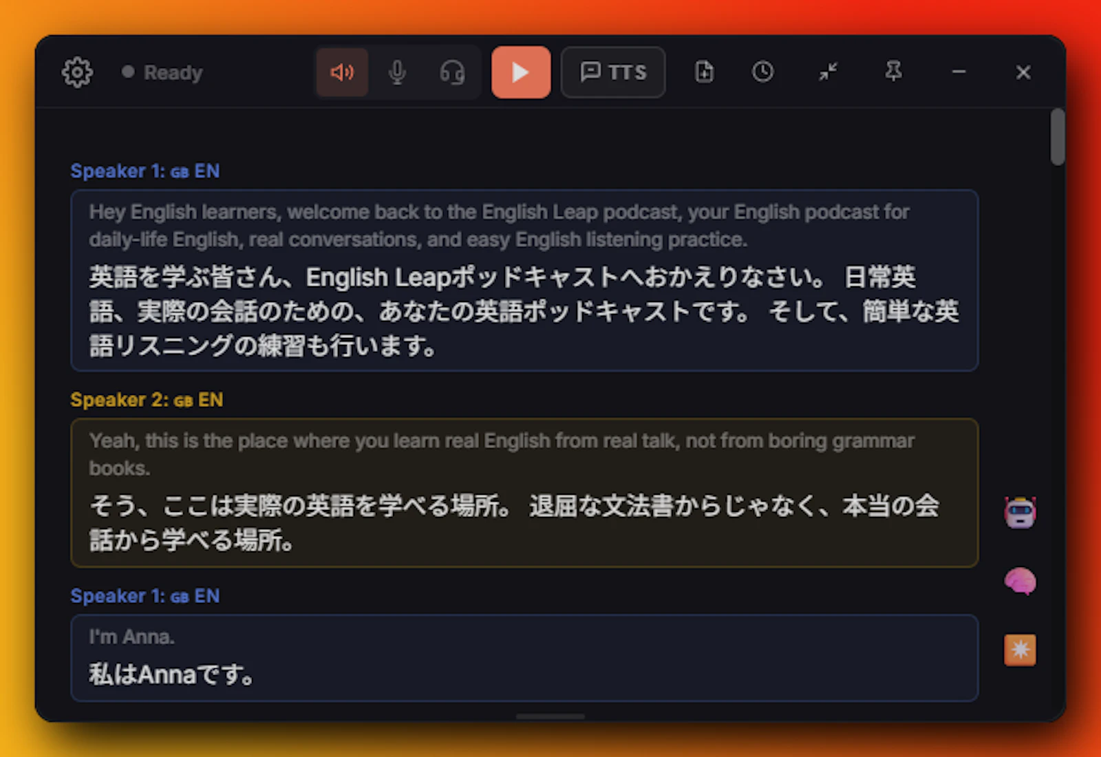 Transifyr - Realtime Speech Translation screenshot 3