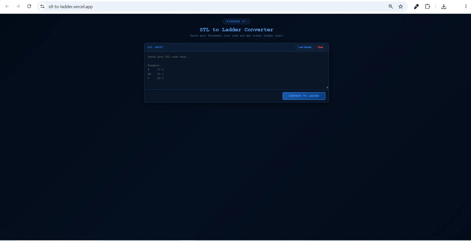 STL to Ladder Converter 截图 2