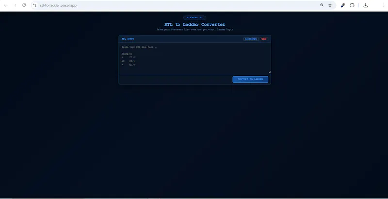 STL to Ladder Converter screenshot 2