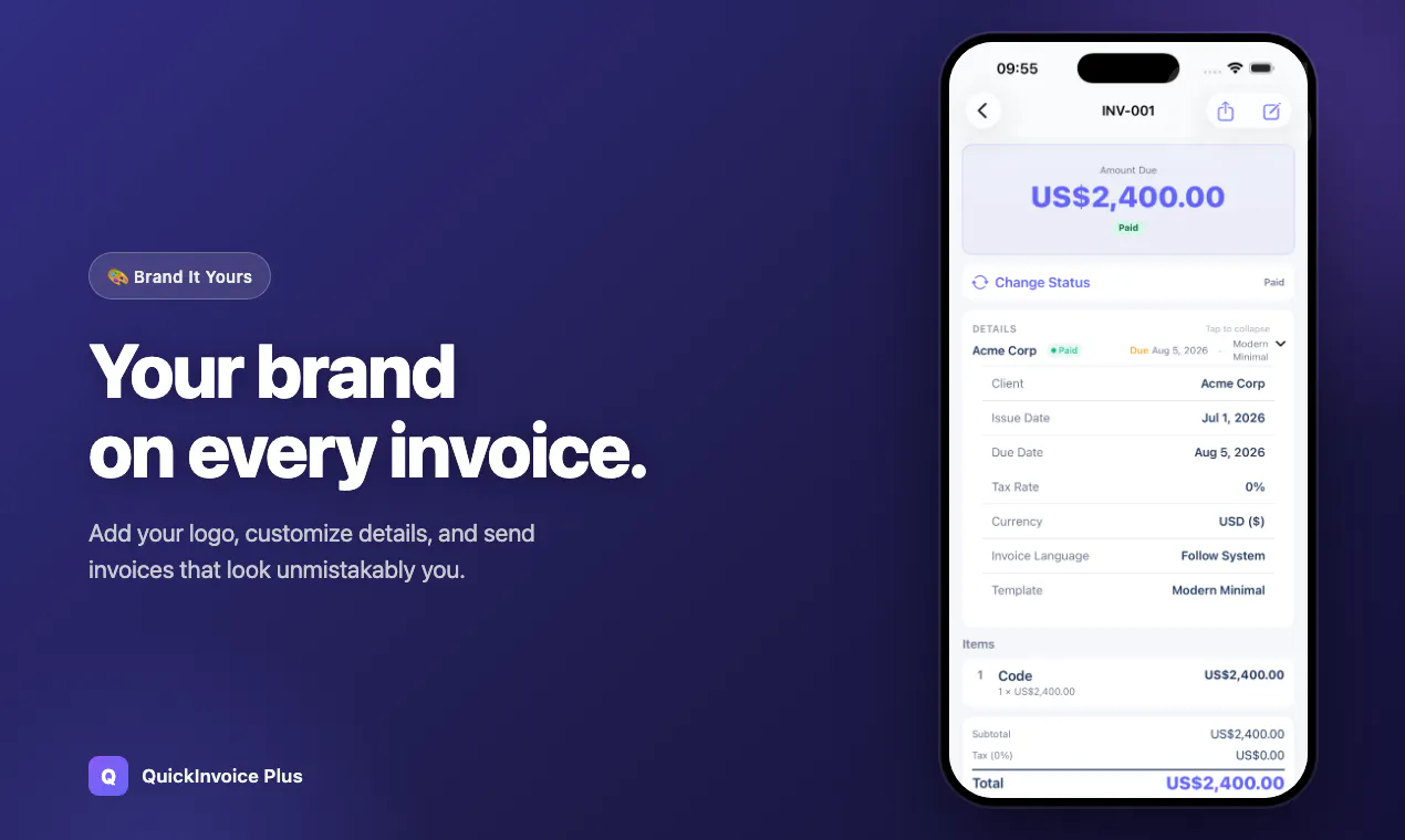 QuickInvoice Plus gallery image
