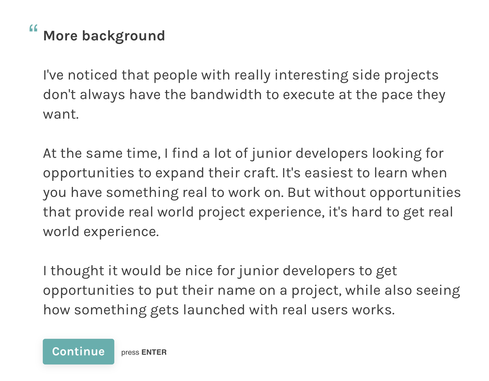 Senior meet Junior gallery image