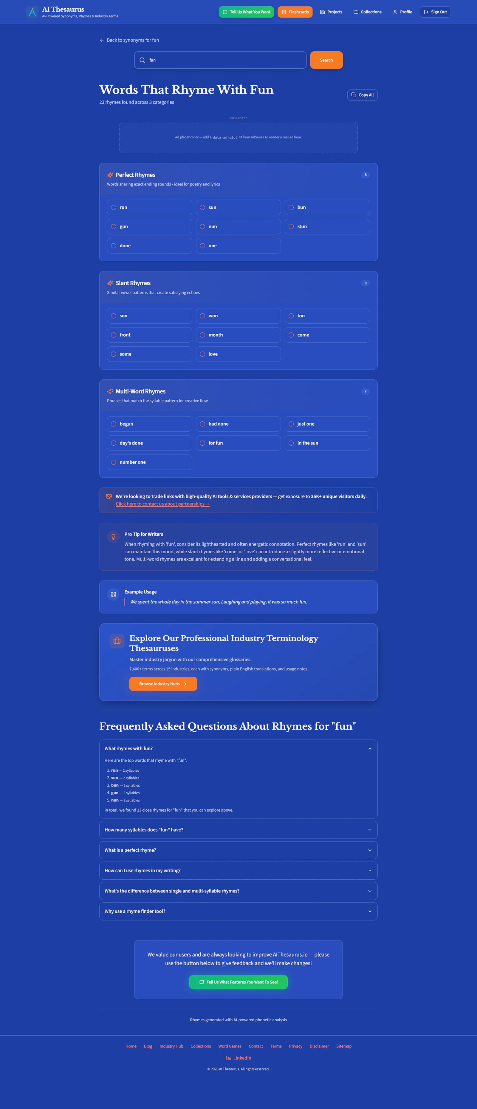 AIThesaurus.io screenshot 3