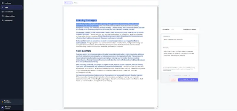 StudyForge screenshot 2