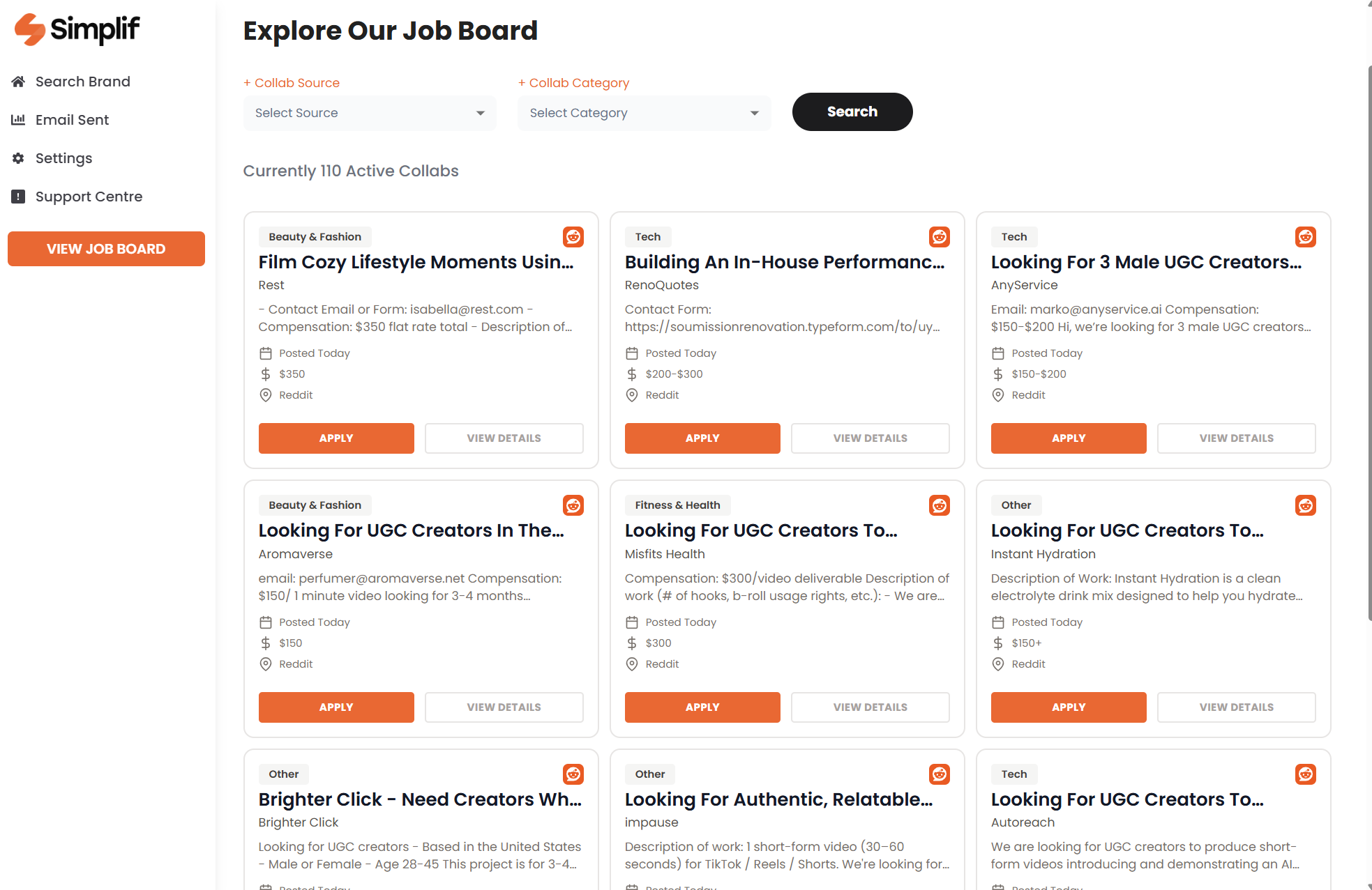 Simplif - Screenshot 4 showing product features and functionality