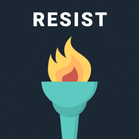 Resist 🗽 logo