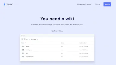 You Need A Wiki gallery image