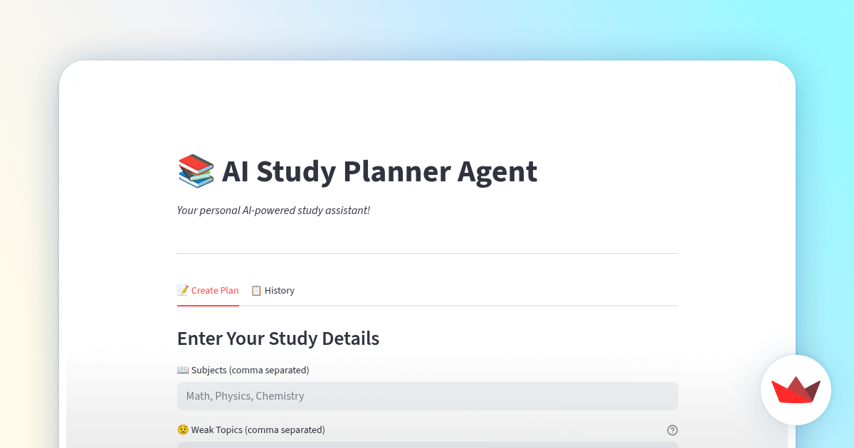 StudyPlanner AI gallery image