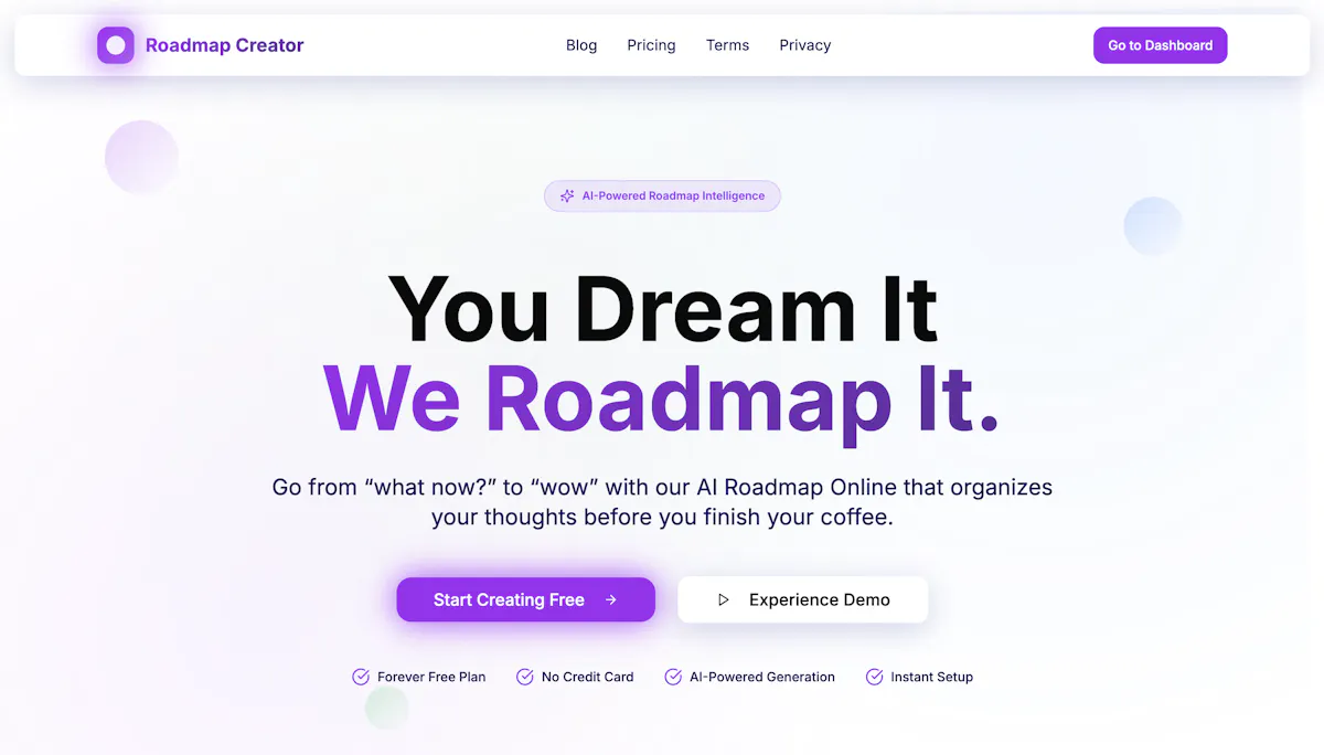 Roadmap Creator