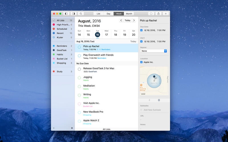 GoodTask 3 for Mac Image
